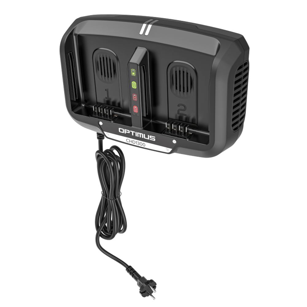 Ультрабыстрое двухпортовое зарядное устройство Greenworks CHD1300, 82V (2960507)