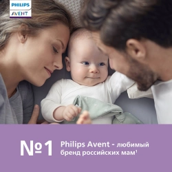 Соска силиконовая Philips Avent 2шт 4 поток SCY964/02