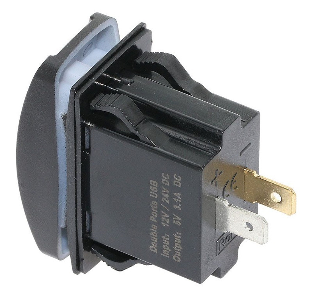 Гнездо зарядное USB в виде клавиши "Marina"
