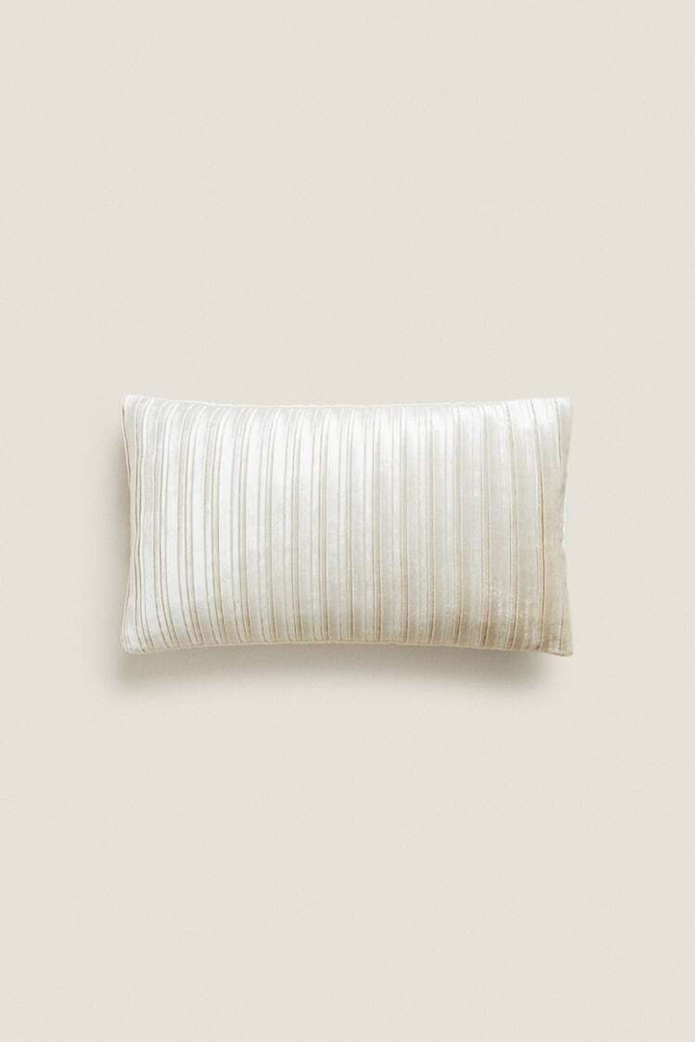 ZARA HOME ЧЕХОЛ ДЛЯ ДЕКОРАТИВНОЙ ПОДУШКИ, СЕРЕБРИСТЫЙ