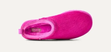 UGG Угги Classic Micro Calf Hair, цвет фуксии