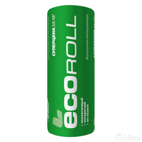 Утеплитель КНАУФ ECOROLL (1220х8200х2)50 мм 20 м2/ 1 м3