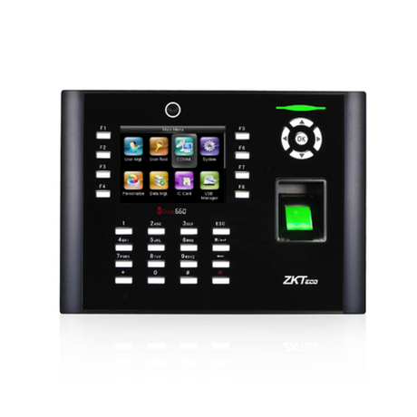ZKTeco iClock660 [EM], биометрический терминал учета рабочего времени по отпечаткам пальцев