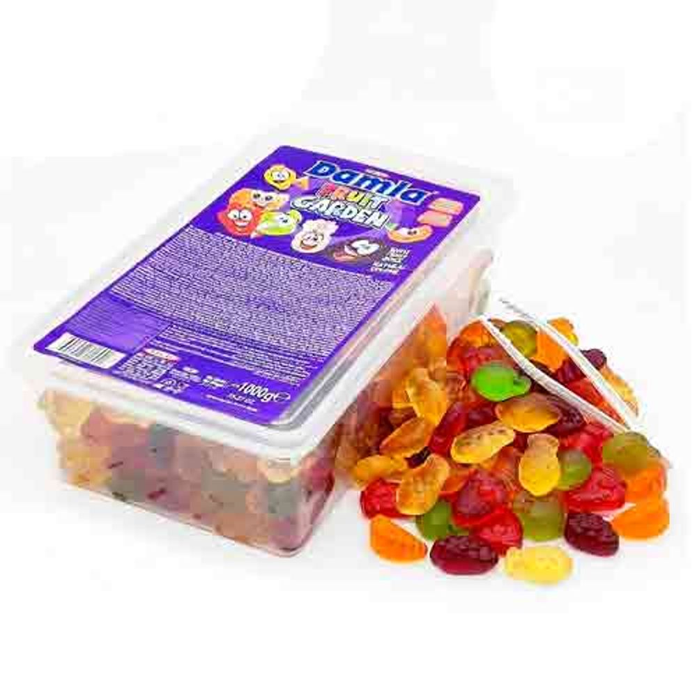 Жевательный желейный мармелад DAMLA GUMMYфруктовый садпакет 80 гр