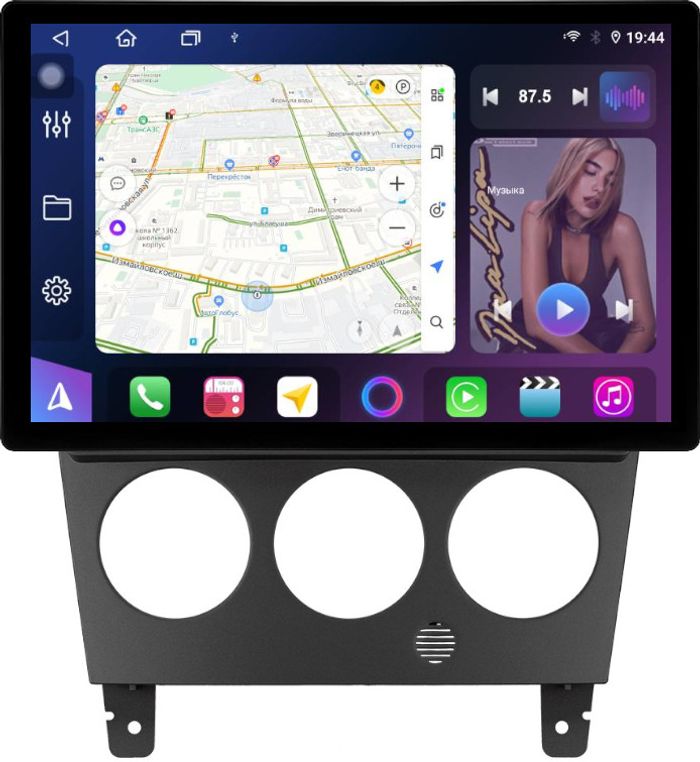 Магнитола для Subaru Impreza 2 GD GG 2002-2007 - FarCar BX877 монитор 13" 2K QLED на Android 13, Быстрая, CarPlay, 4G SIM-слот