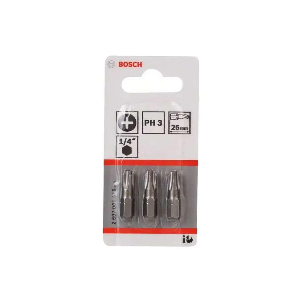 Бита для шуруповерта Extra Hard PH 3 BOSCH 2607001515