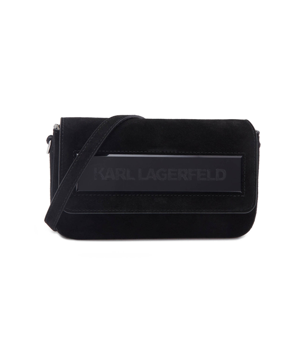 Сумка-мессенджер icon k sm flap Karl Lagerfeld - черный(236W3180)
