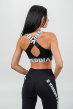 Топ MEDIUM-SUPPORT CRISS CROSS SPORTS BRA ICONIC 230 Черный