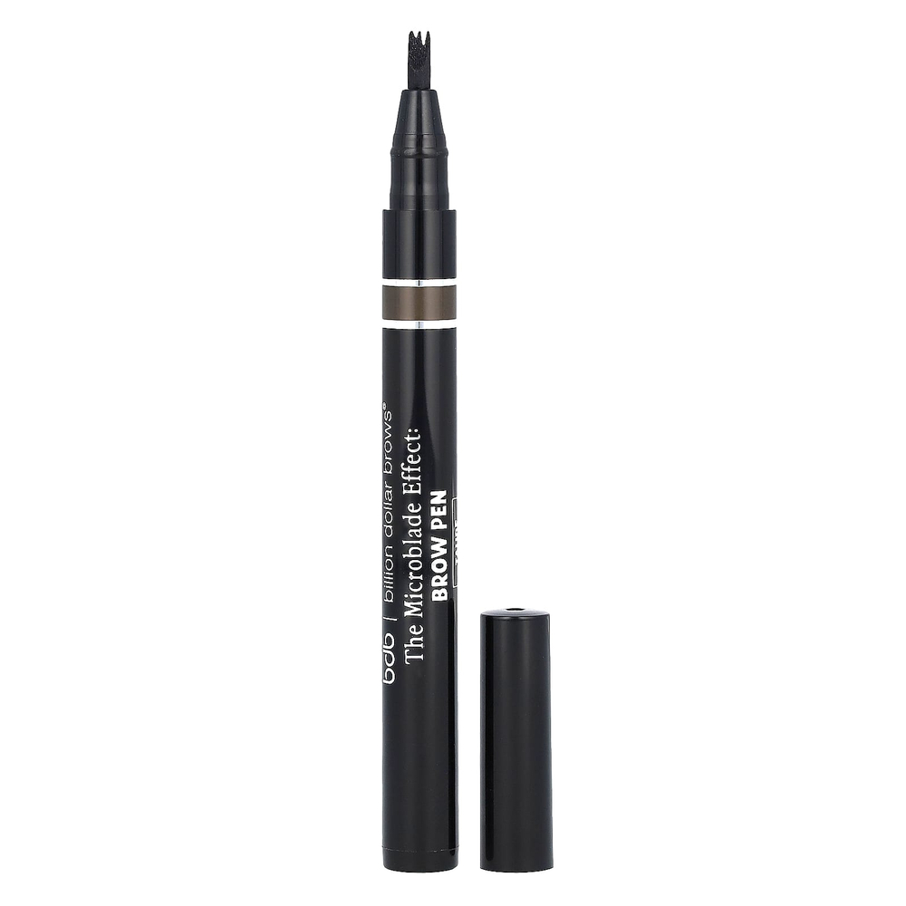 Billion Dollar Beauty, Billion USD Brows, The Microblade Effect, ручка для бровей, коричневая, 1,2 г (0,42 унции)