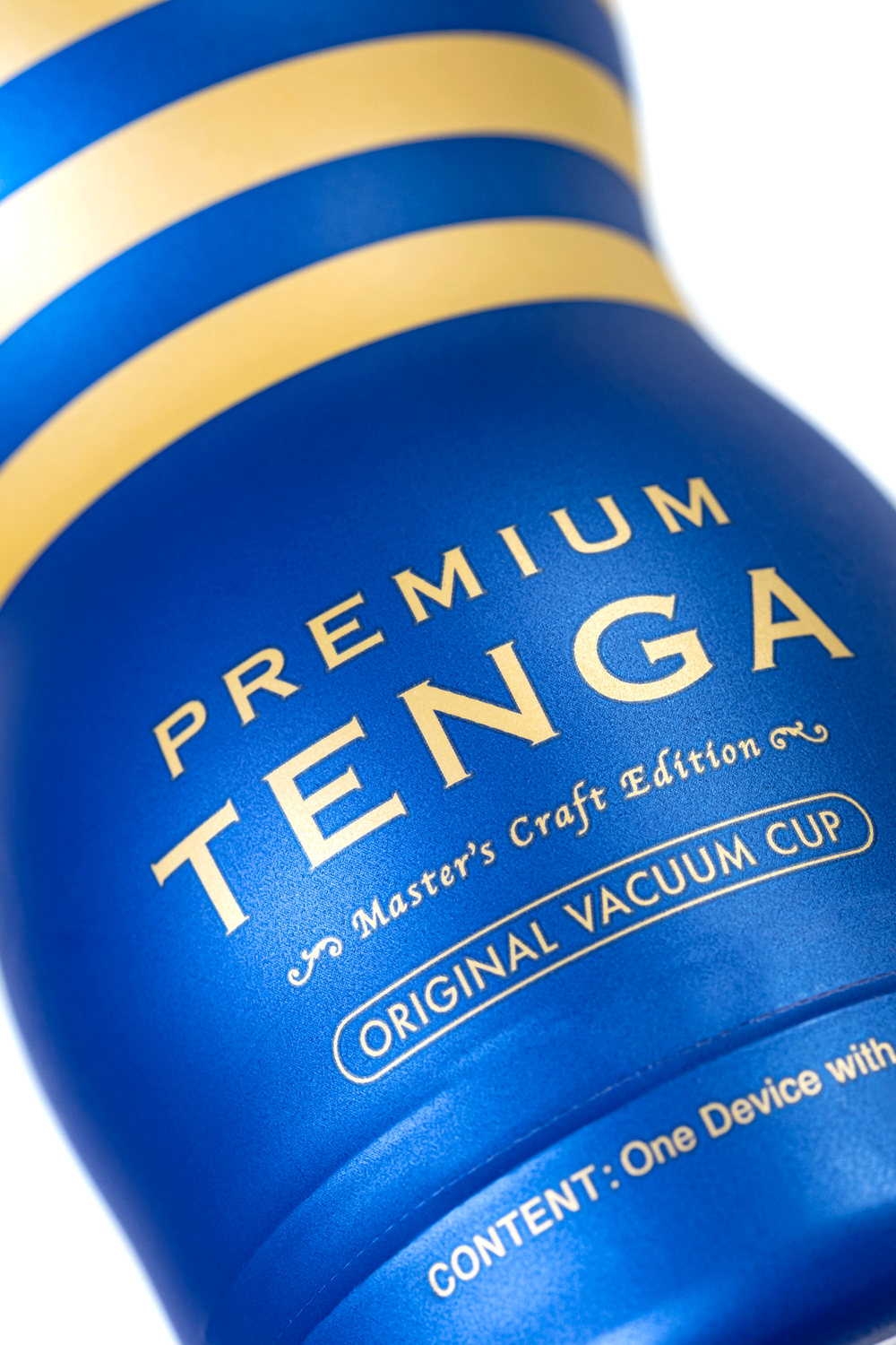 Нереалистичный мастурбатор Tenga Premium Original Vacuum Cup голубой 15,5 см