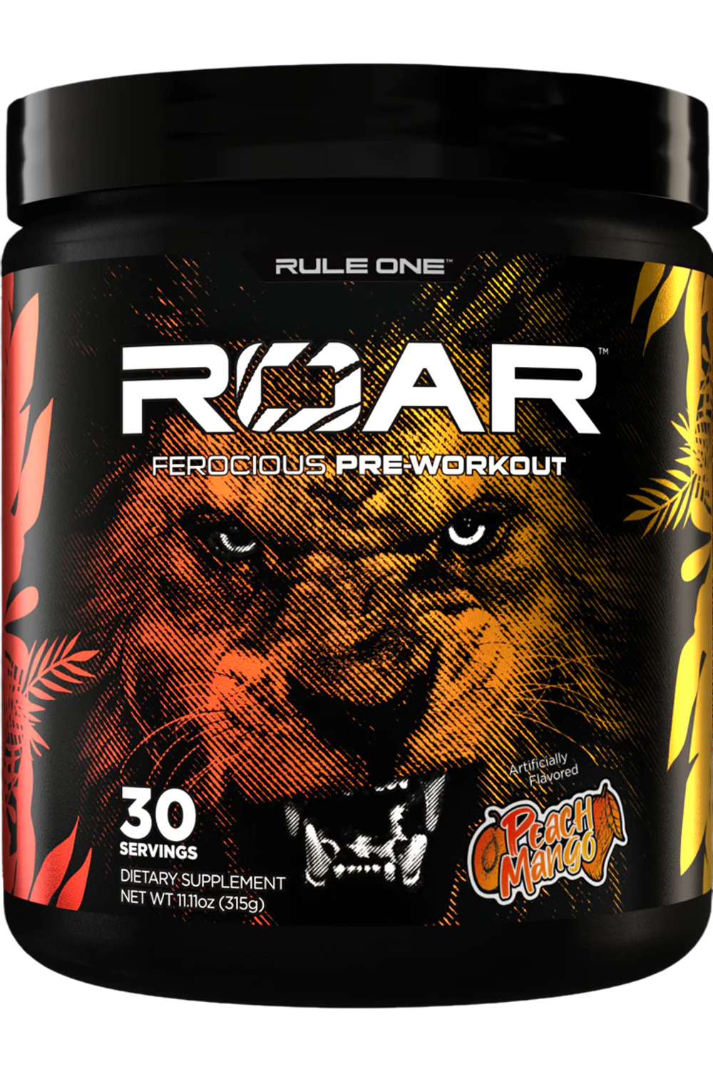 Rule One Roar Pre-Workout 315 gr Персик Манго , Предтренировочный комплекс