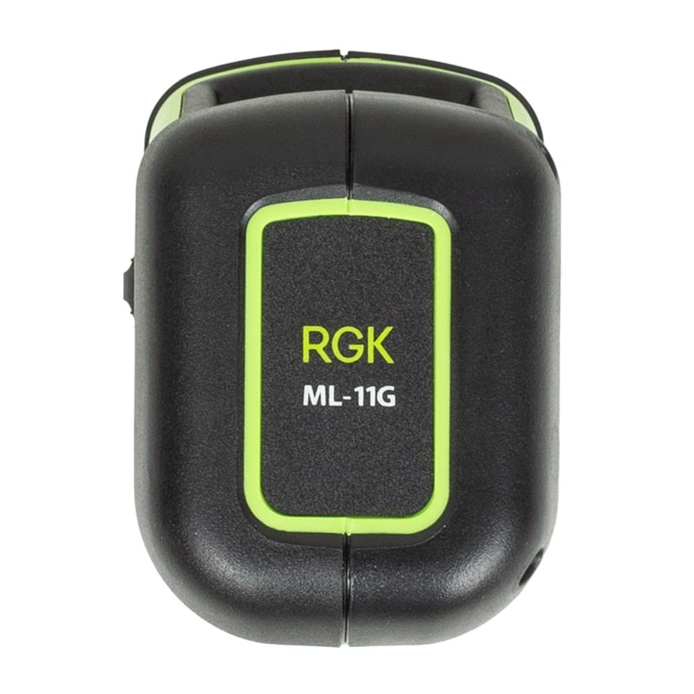 Комплект: лазерный уровень RGK ML-11G с зеленым лучом + штатив RGK F130, RGK