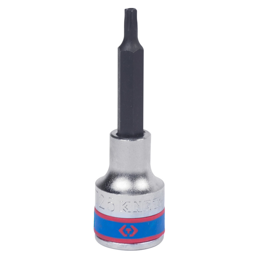 Насадка (бита) торцевая 1/2", TORX с отверстием, T25, L = 80 мм KING TONY 403725