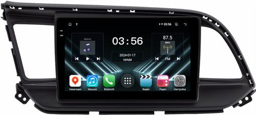 Магнитола для Hyundai Elantra 6 2018-2020 (без штатной КЗВ) - FarCar S280 монитор 9.5" IPS на Android 13, CarPlay