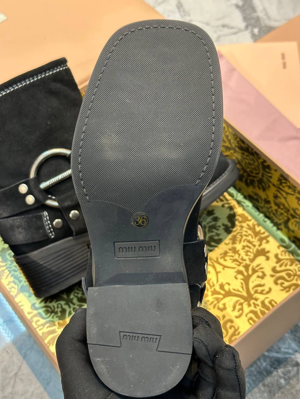 Ботинки Miu Miu
