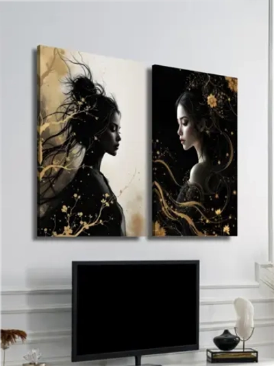 Картина Вихрь тишины, модульная 50x70см 2шт.