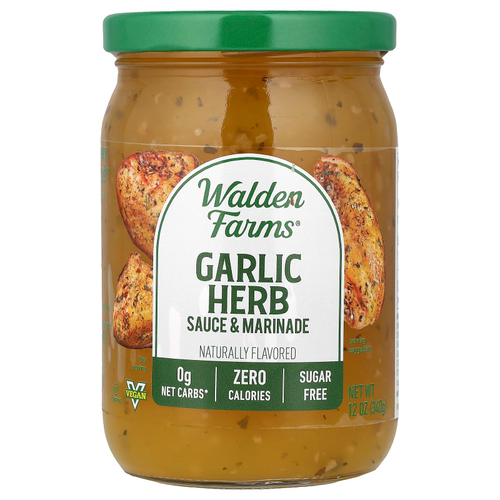 Walden Farms, Чесночный соус и маринад, 340 г (12 унций)