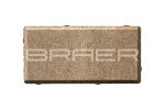 Тротуарная плитка Braer Прямоугольник, Color Mix Миндаль, 40 мм