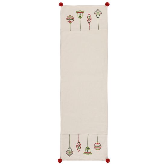 Дорожка с вышивкой christmas decorations из коллекции new year essential, 45х150 см