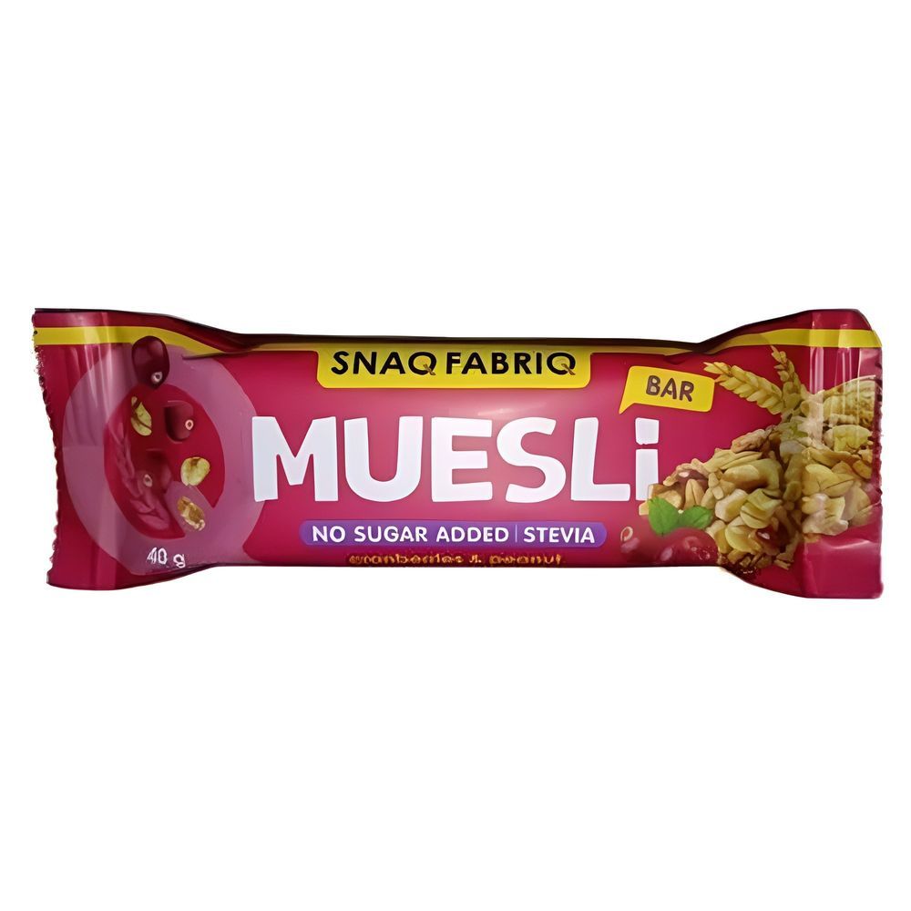 Батончик мюсли клюква SNAQ FABRIQ 40гр