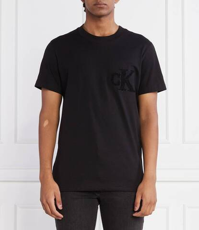 Футболка CK CHENILLE CALVIN KLEIN JEANS - черный(J30J323492)