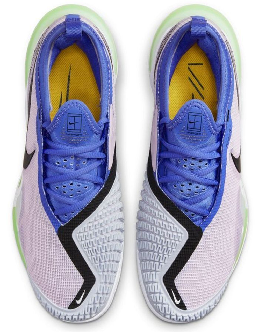 Женские Кроссовки теннисные Nike React Vapor NXT W - medium blue/black doll/barely green