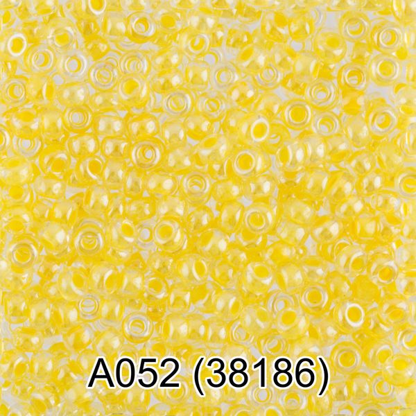 Бисер Gamma 10/0 (2.3 мм), 50 г (10х5 г), A052 желтый, 38186, круглый 1
