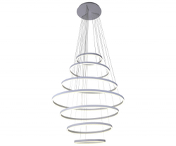 Люстра димм.Тор белый Led 284W