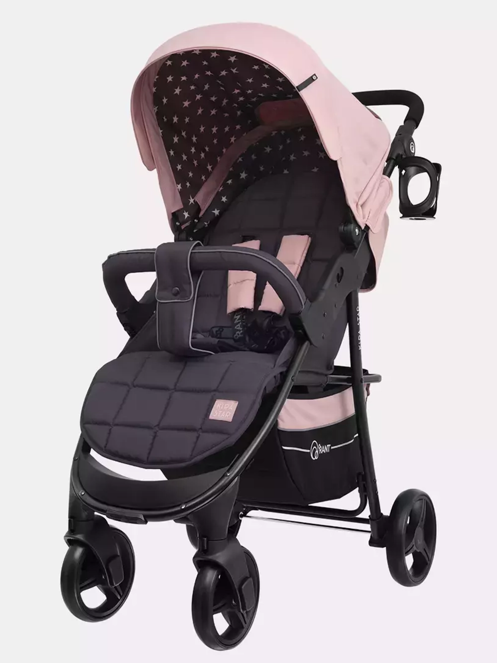 Коляска детская "KIRA STAR" RA055 Cloud Pink