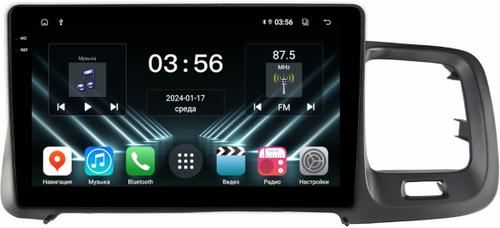 Магнитола для Volvo S60 2 Y20 2010-2018 - FarCar S280 монитор 9.5" IPS на Android 13, CarPlay