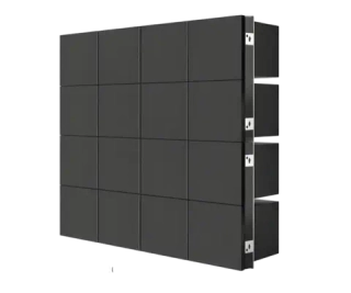 Кинетический LED кабинет Indoor 500×500 мм P1.9 GOB — телескопический 150 мм (16 модулей)
