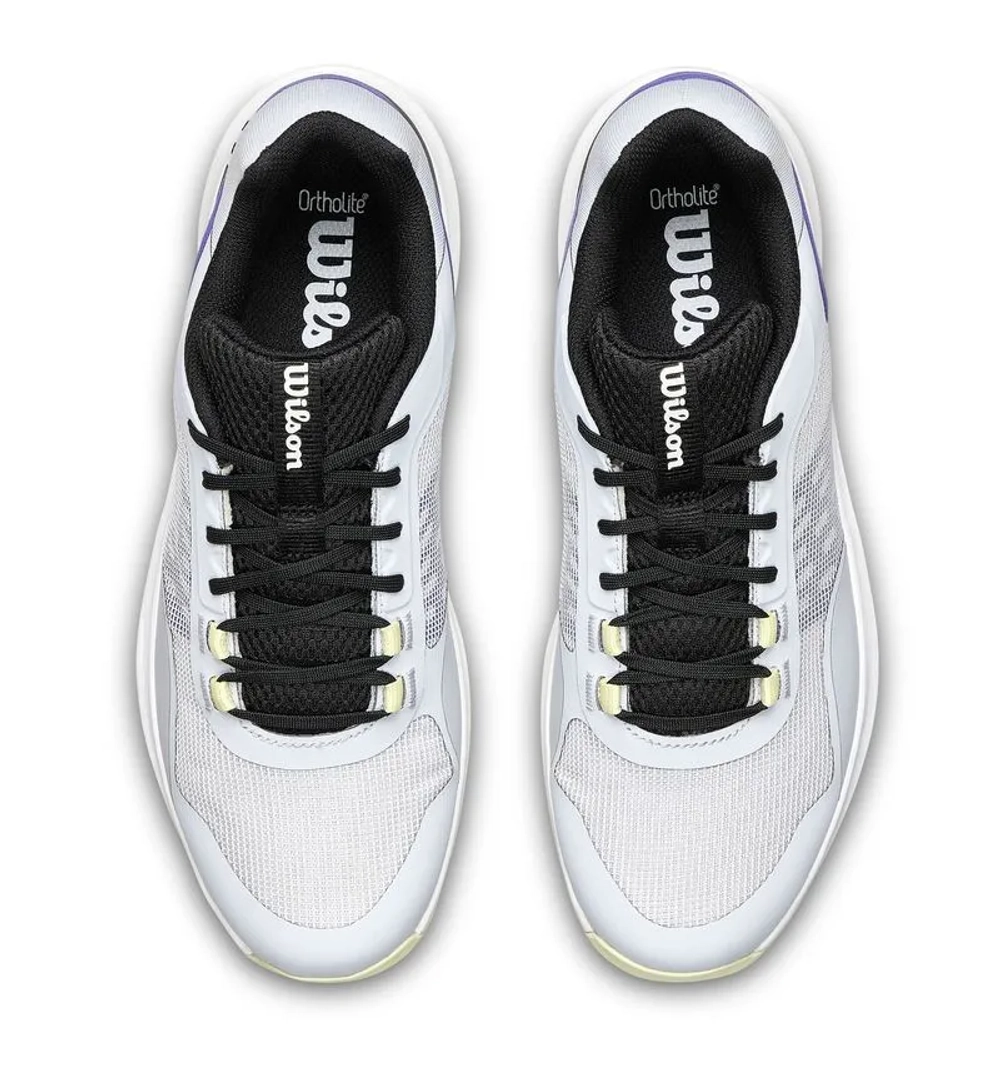 Мужские кроссовки для Padel Wilson Hurakn Pro V2 - gray dawn/black/tender yellow