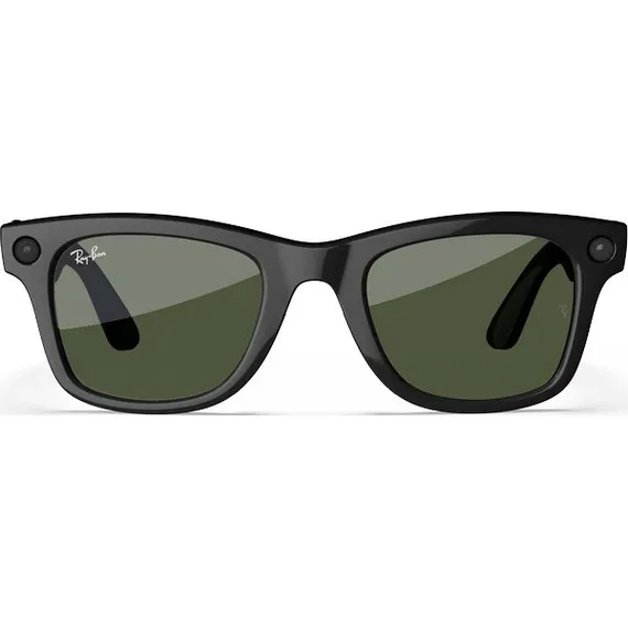 Очки Ray-Ban Wayfarer GEN 2 Shiny Black / Green G15 (L / Size 53) RW4012 601/7153