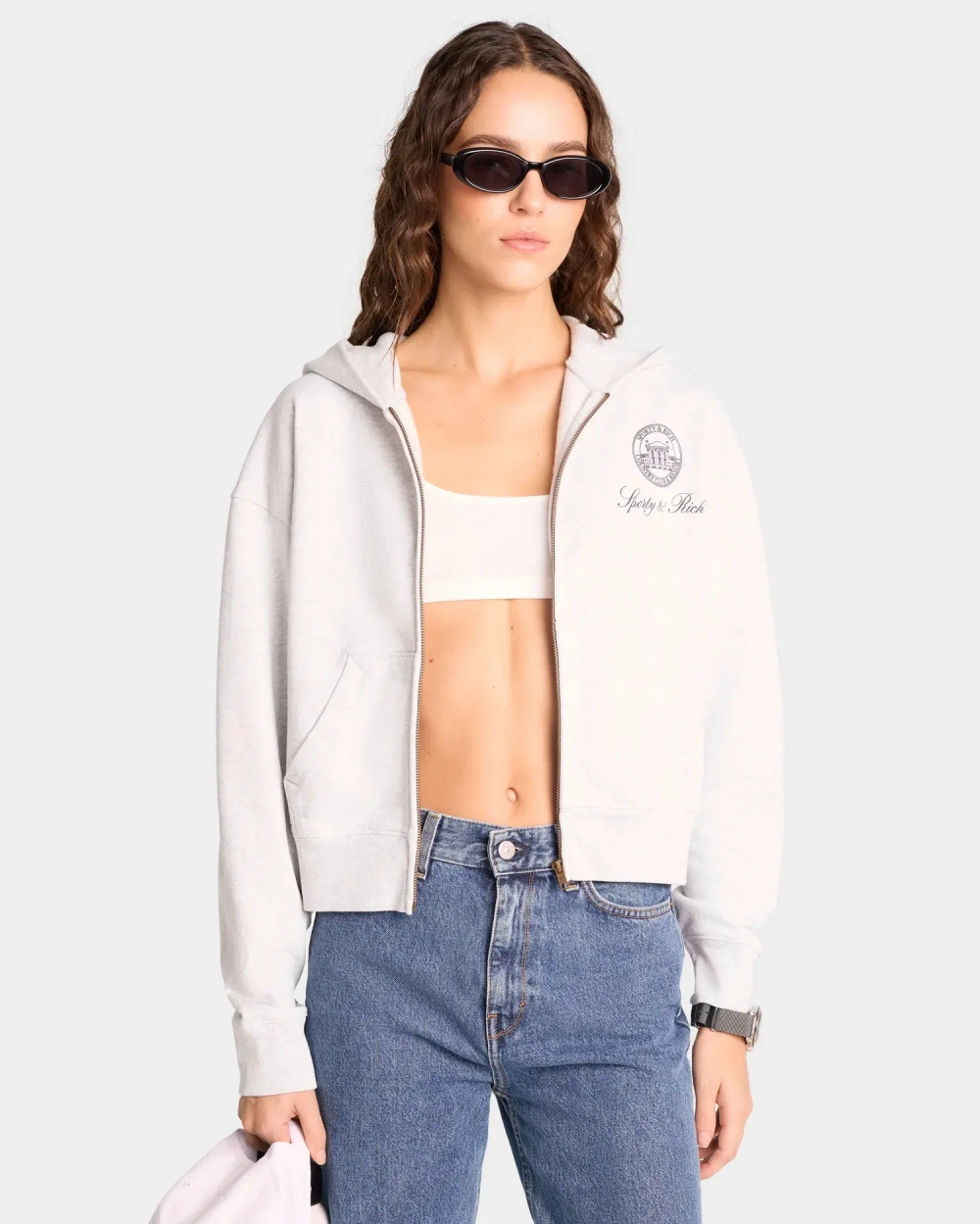 Худи на молнии SPORTY&RICH