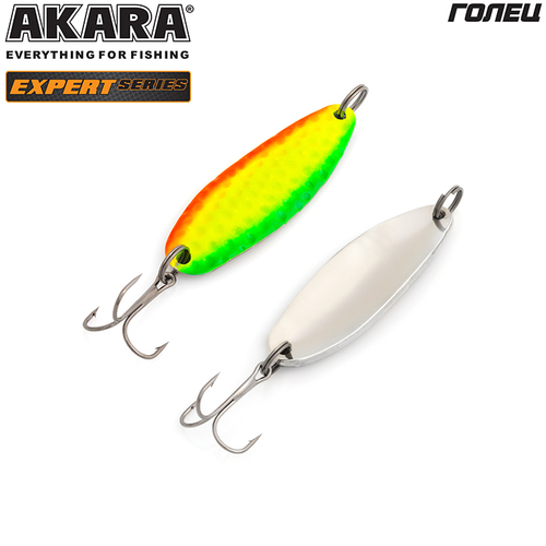 Блесна колеб. Akara Expert Голец 60 мм 18 гр. 5/SIL