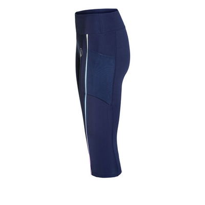 Женские теннисные брюки Quiet Please Rainbow Backswing Tight Women - Blue