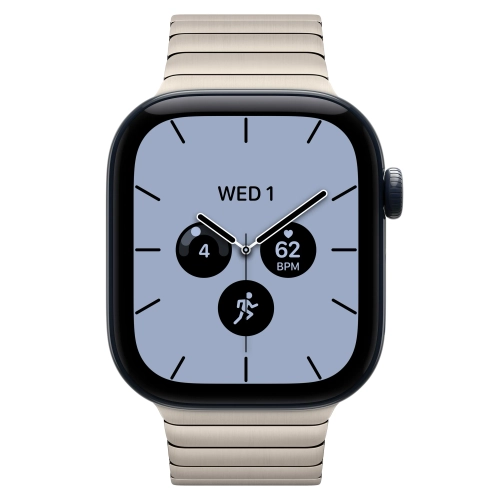 Умные часы Apple Watch Series 12 GPS + Cellular, 42mm, Night Blue Ceramic Case with Natural Link Bracelet