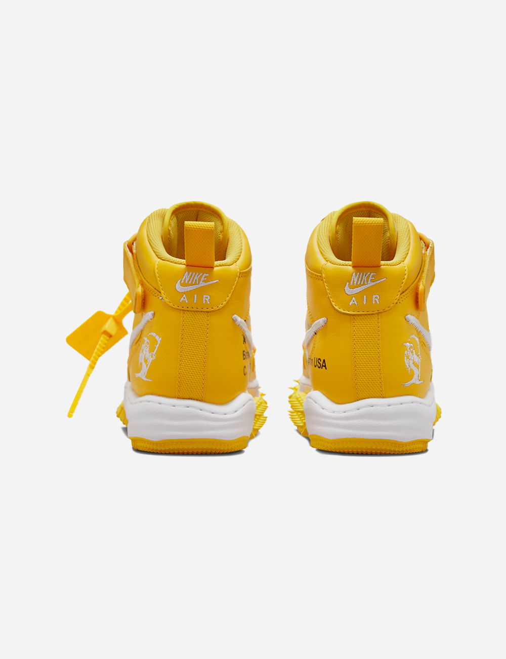Off-White x Nike Air Force 1 Mid Varsity Maize (DR0500-101)