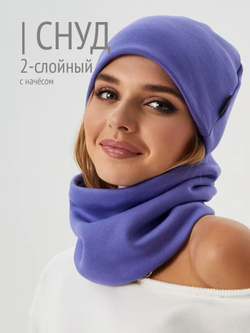 Снуд унисекс из футера с начесом