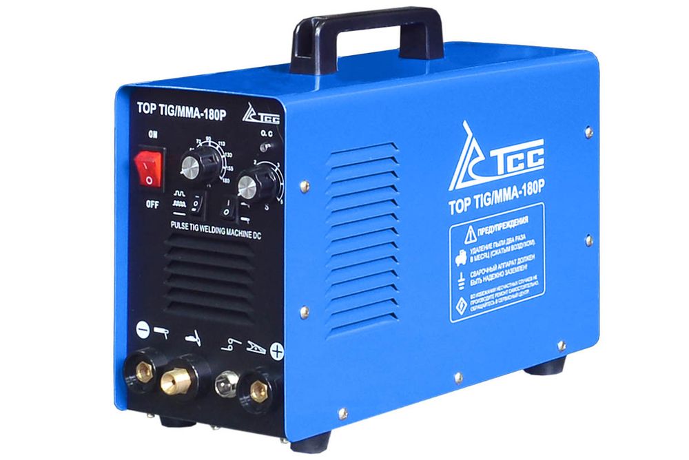 Аппарат аргонодуговой сварки TSS TOP TIG/MMA-180P - [220В / 10-180А]