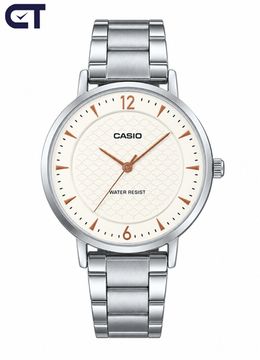 CASIO LTP-VT04D-7A CASIO Collection женские наручные часы — серебристо-серый дизайн, тонкий профиль и лёгкая элегантность