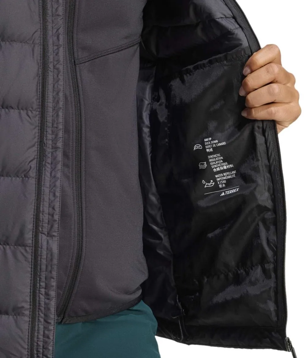 Женская теннисная куртка Adidas Terrex Multi Light Down Climawarm - black