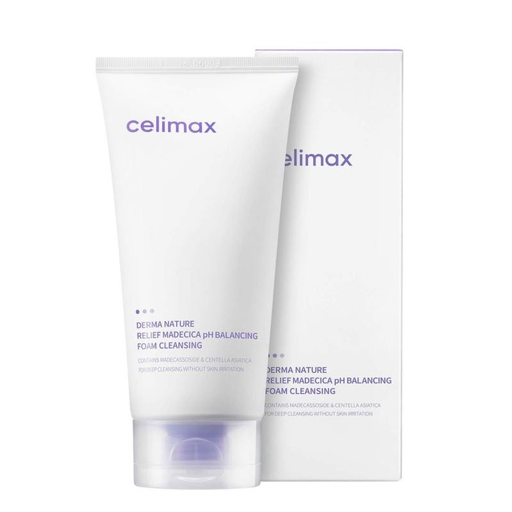 Celimax Derma Nature Relief Madecica pH Balancing Foam Cleansing