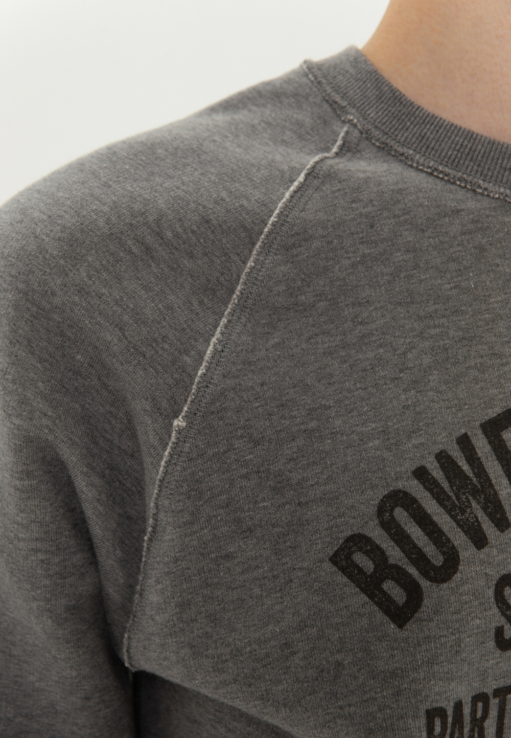 Свитшот Bowery NYC "Speeeeed Club" Fleece Grey Melange