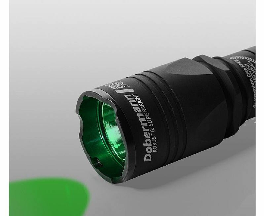 Тактический фонарь Armytek Dobermann (зелёный свет)