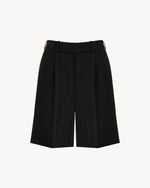 "Runaway" striped shorts