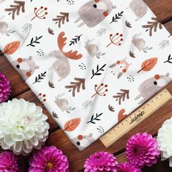Ткань мембрана абстрактные рисунки животных детские