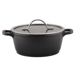 Кастрюля 2,3 л 20/16,9*13,5 см с крышкой New Kitchen Standard алюм. с антиприг. покрытием ИНДУКЦИЯ