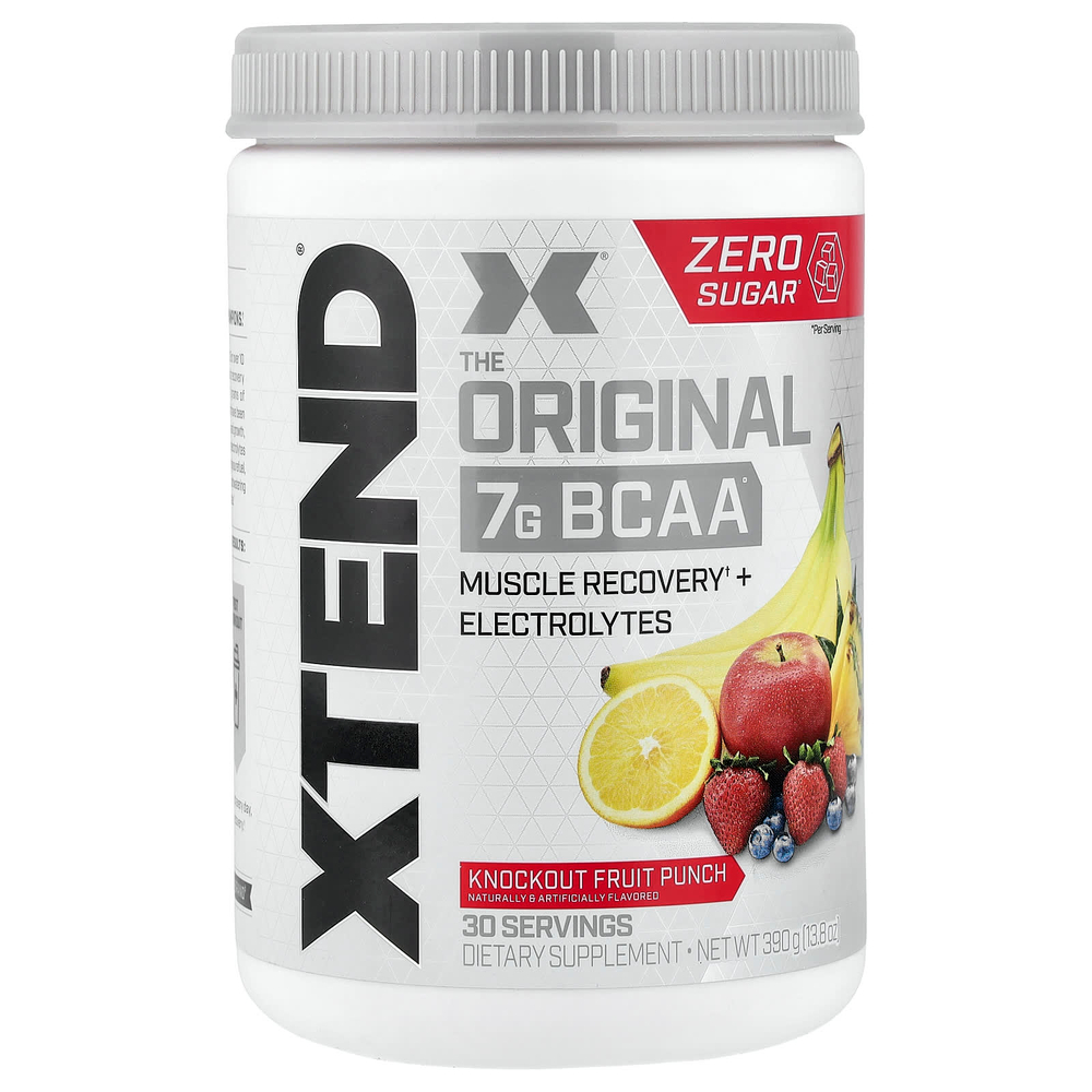 XTEND, 7 г BCAA, фруктовый пунш, 390 г (13,8 унции)