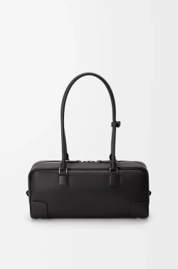 Loewe Укороченная сумка Amazona 31 из блестящей телячьей кожи, черный